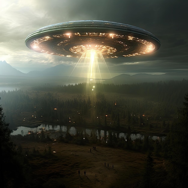 Alien spacecraft in Earth's history