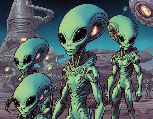 写真 エイリアン - 未知の生物 - ufo - 地球外文明 - ヒューマノイド - 生命体 - 宇宙
