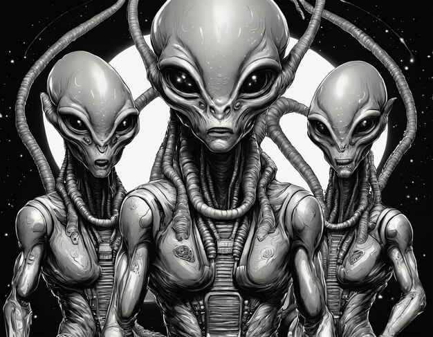 Alien unknown creature ufo extraterrestrial civilization humanoid life form universe