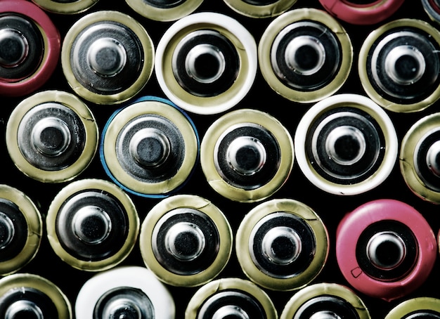 Alkaline batterij achtergrond
