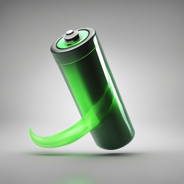 alkalische batterij energie cartoon vectorillustratie