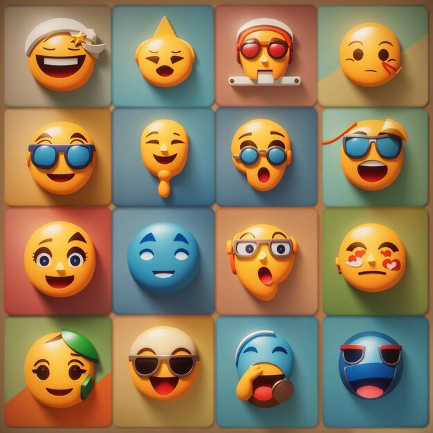 Foto tutta la raccolta di emoji