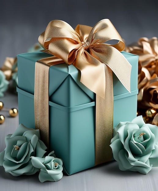 a all Gift Box with a Gilded Touch