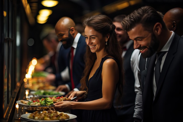 all inclusive food buffet at the hotel