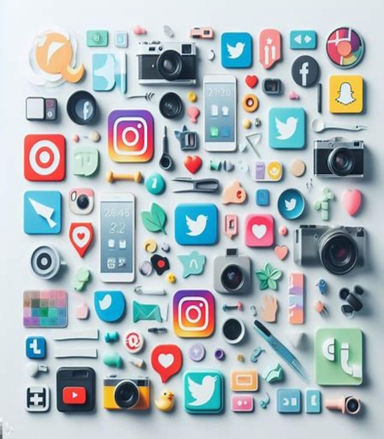 All social media icons hd download