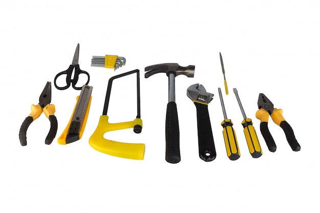 All tool isolated on white wall