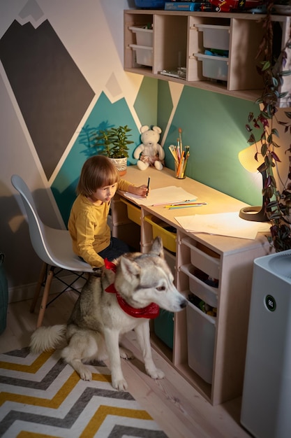 Allergie Kindhond en luchtreiniger in kinderkamer