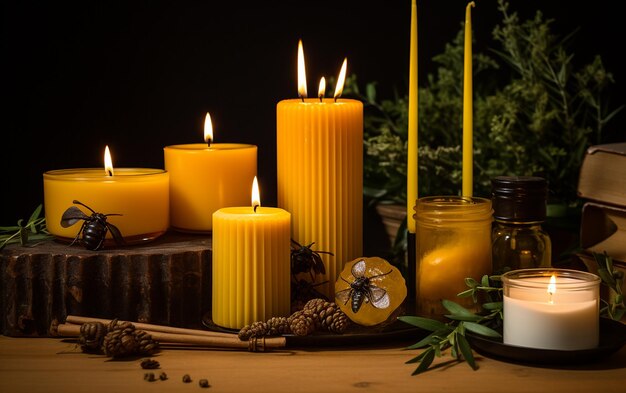 AllNatural Beeswax Candles