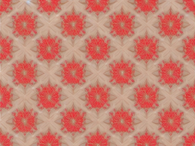 Allover Patterns randomly distributed throughout the fabric color white red