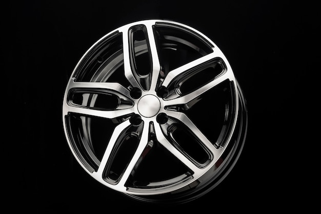 Alloy wheel a sporty lightweight for giving a sporty look to the car