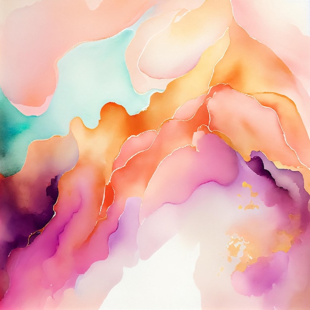 Photo allure abstract watercolor is a textured background with a bright watercolor splash