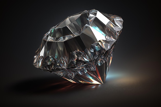 Premium AI Image  The Allure of beautiful diamond gemstone