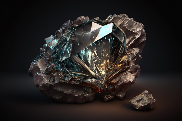Premium AI Image  The Allure of beautiful zircon gemstone