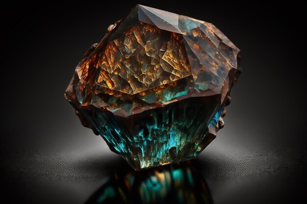Premium AI Image  The Allure of beautiful zircon gemstone
