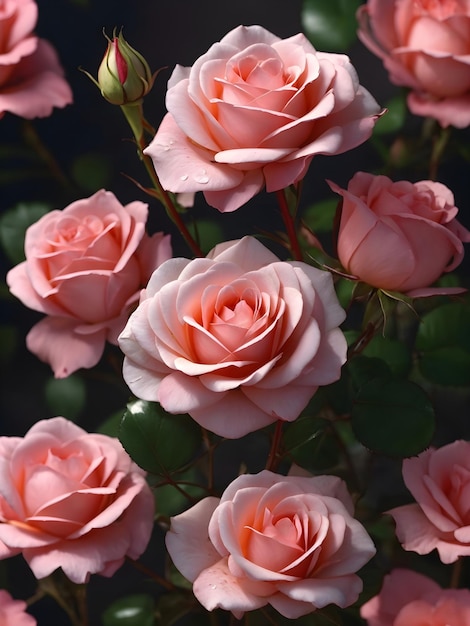 An Alluring and Fascinating Image of a Rose Flower