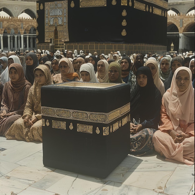 AlMasjid alHaram Mekka De heiligste moskee in de islam bevat de Heilige Ka'ba