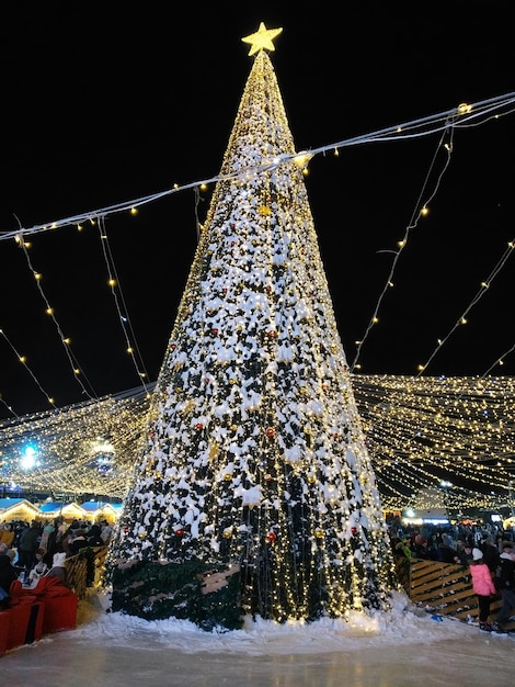 Almaty Main Christmas tree