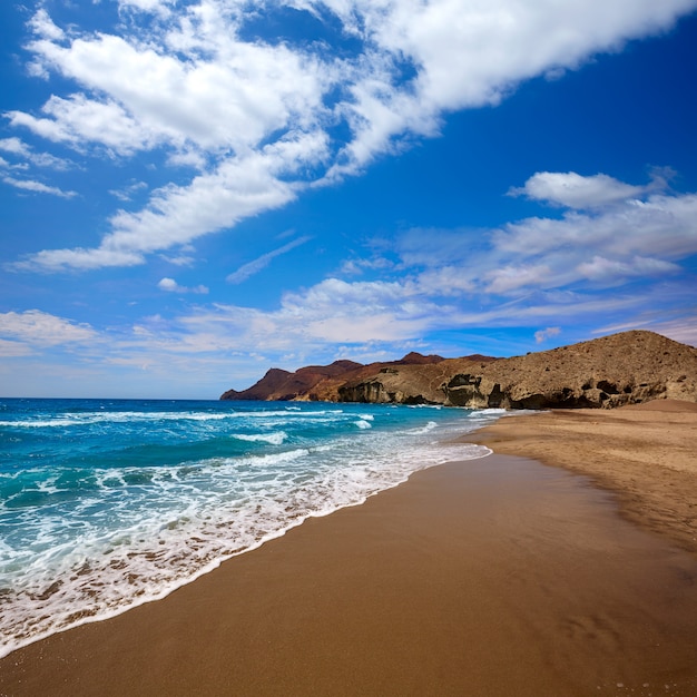 Almeria Playa del Monsul beach at Cabo de Gata