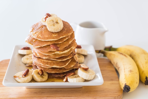 almond banana pancake 