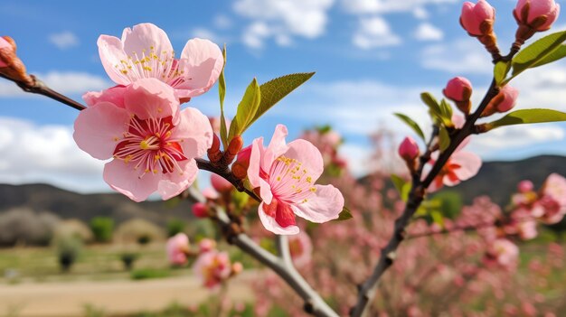 写真 アーモンドの花の木 無料写真 hd背景