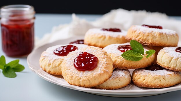 Almond Donuts on White Table