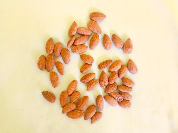 Almond isolated Almonds on white background