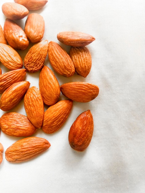 Almond isolated Almonds on white background