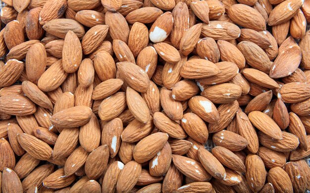 Almonds as full background