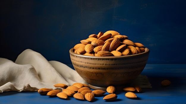 Almonds in a bowl