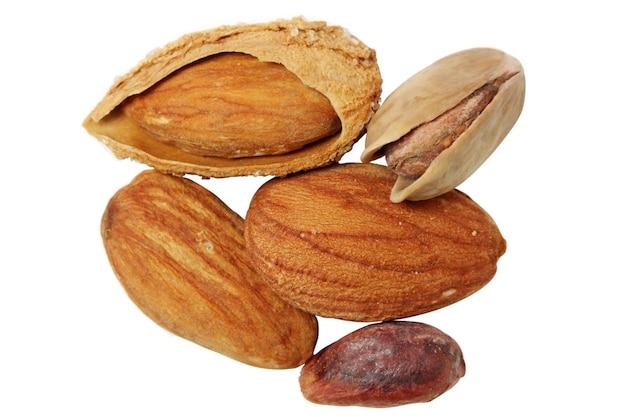 almonds and pistachios