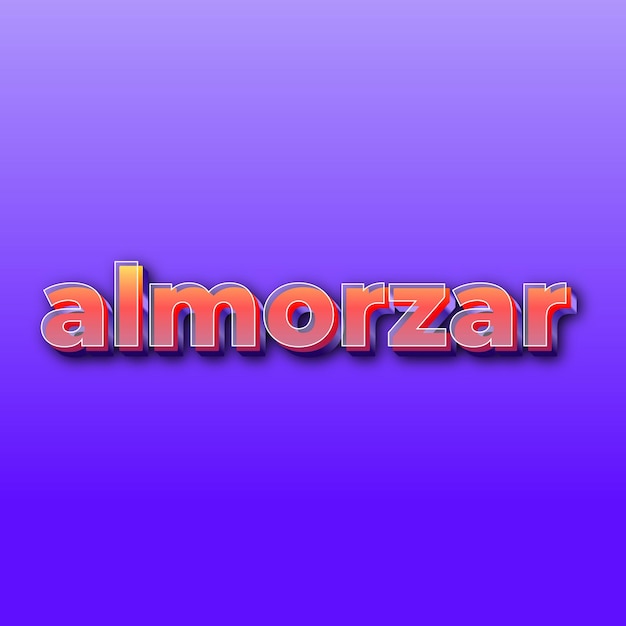 Almorzartext effect jpg gradient purple background card photo