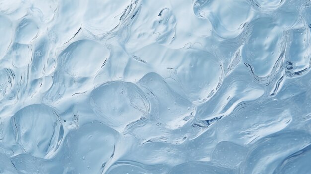 Almostdimpled ice formations texture the ice surface fully AI Generated