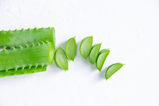 Aloe vera cosmetics and medicine Selective focus