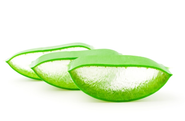 Aloe vera fresh slices