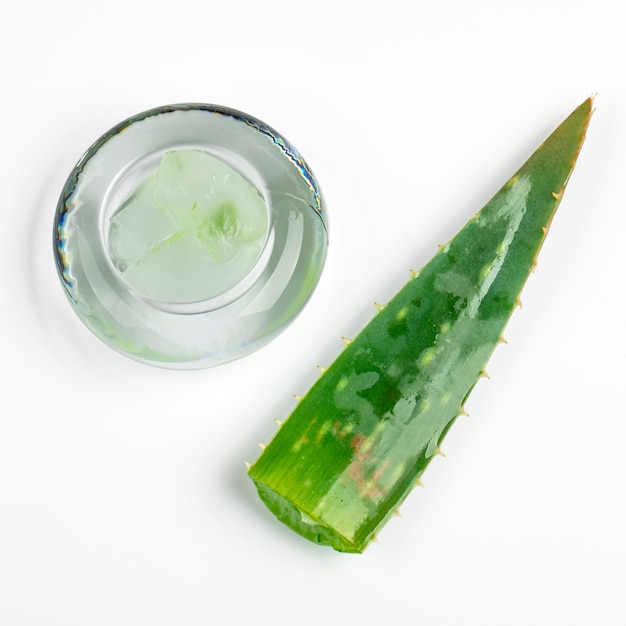 Photo aloe vera and gel