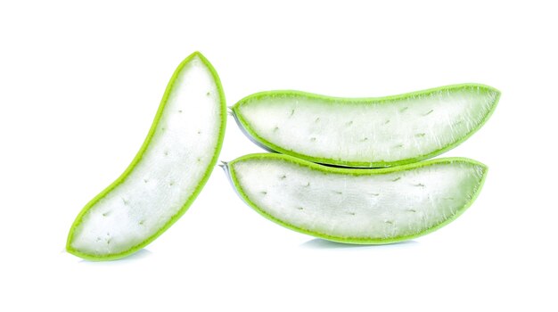 Aloe vera isolated on white