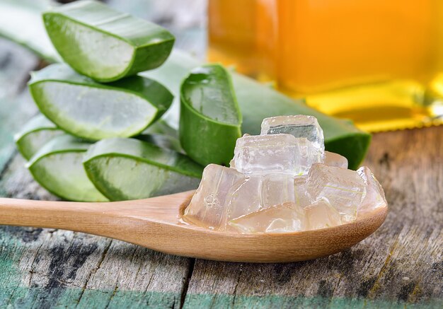 Aloe Vera use in spa for skin care