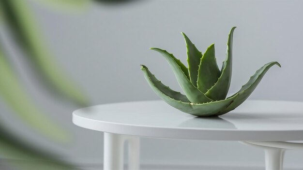 Aloevera on the table