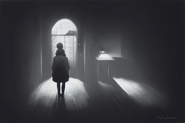 alone in the dark concept art background image