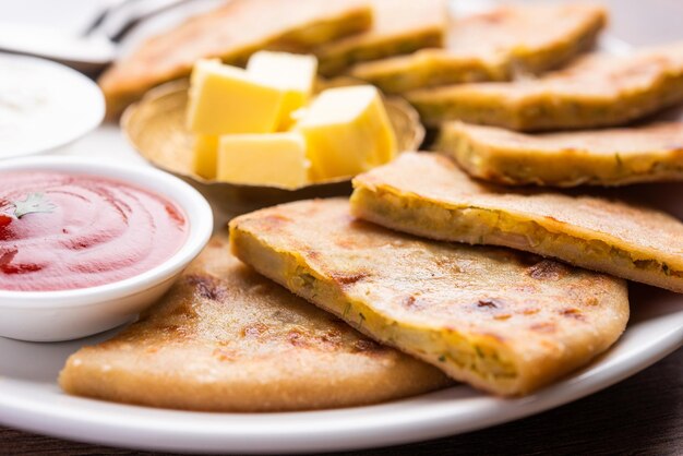 Photo aloo gobi paratha