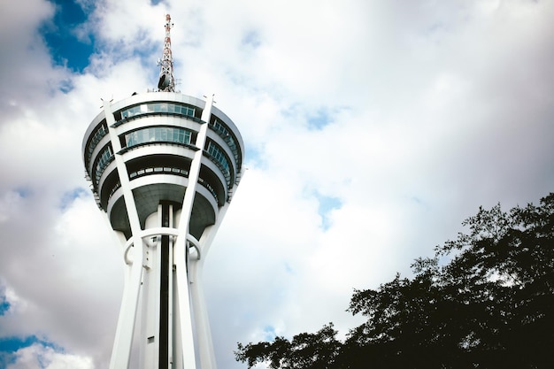 Alor Setar Tower telecommunication tower in Alor Setar with the cloud and the blue sky