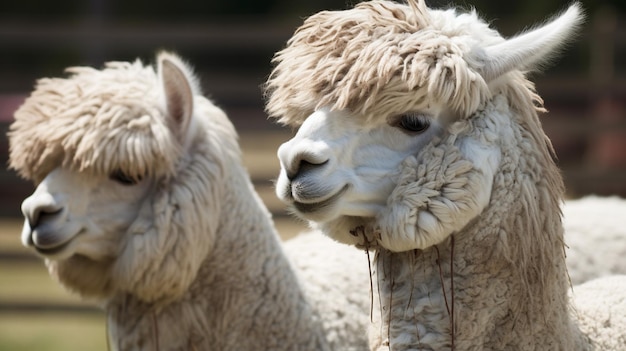 Alpacas are the only ones that can be found in the alpaca farm.