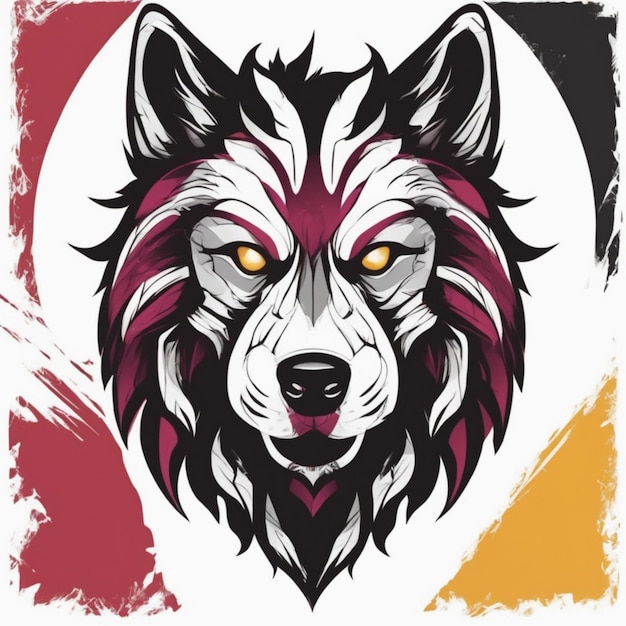 Alpha Wolf eSports-logo Competitief gaming-embleem