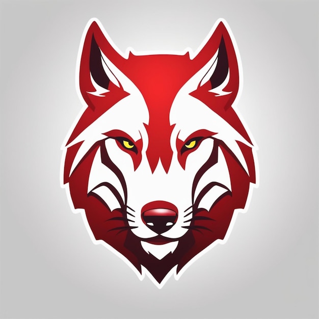 Photo alpha wolf esports logo competitive gaming emblem