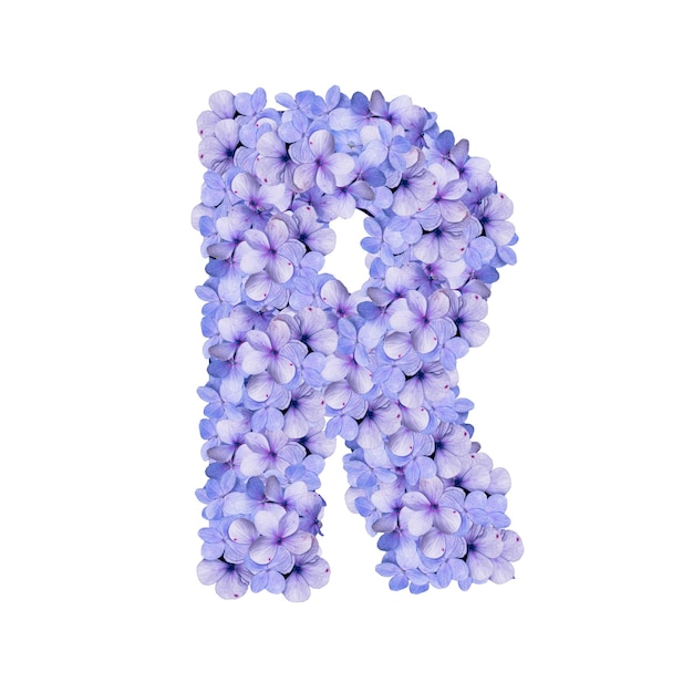 Alphabet flower A to Z