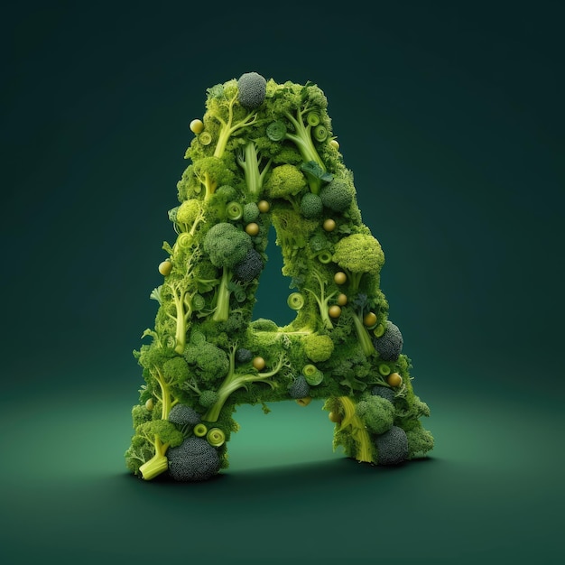 Alphabet Fresh Broccoli