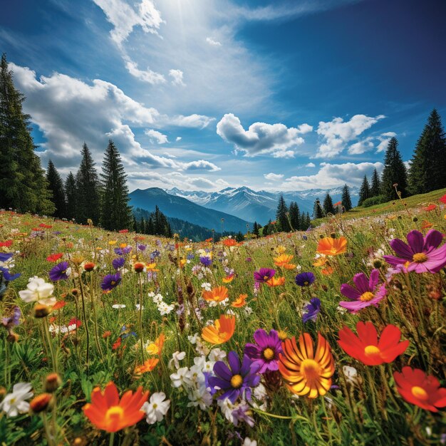 Alpine bloemen