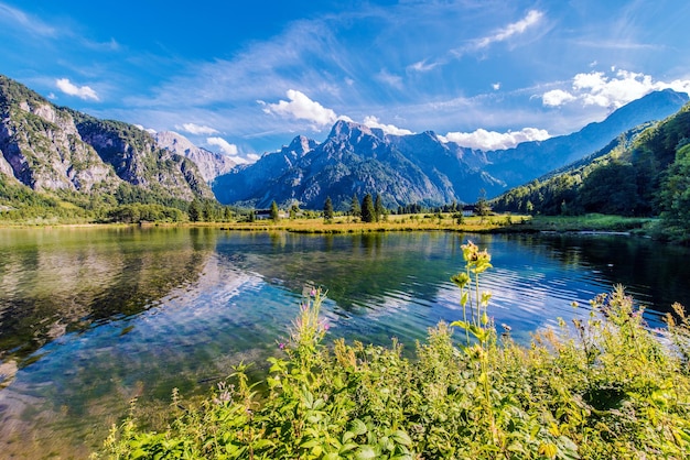 Alpine Lake Almsee Austria