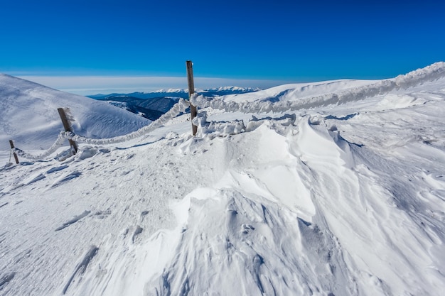 Photo alpine landscape