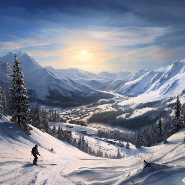 Alpine skiing